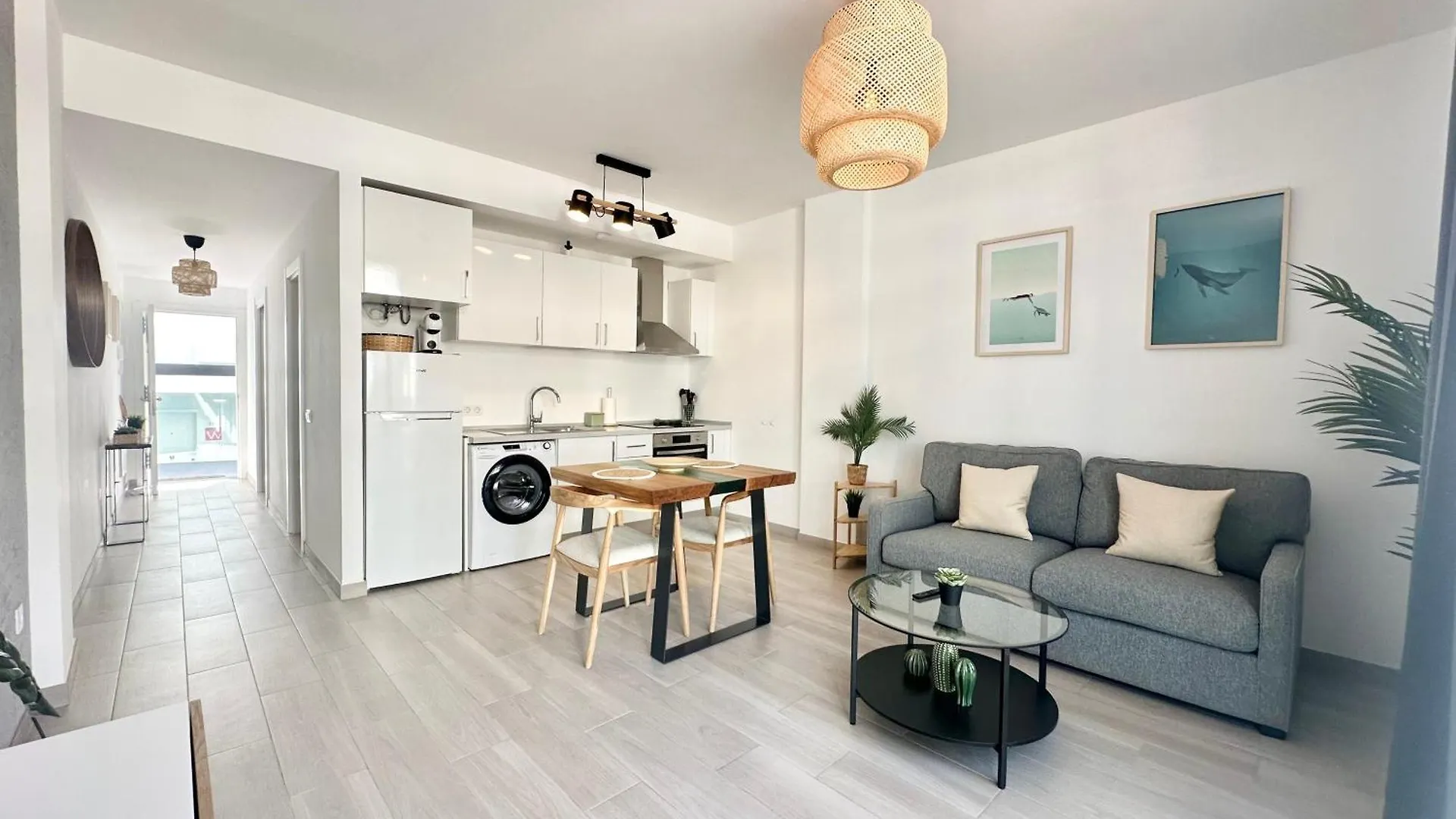 Апартаменты Salty Loft En El Centro De Corralejo, Terraza Privada, Cocina Completa Y Wifi  Коральео